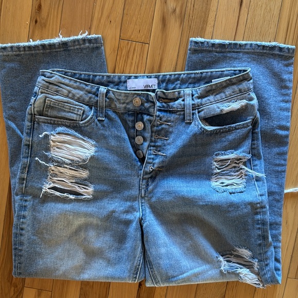 Vervet distressed jeans! great condition! Size 28. - Picture 2 of 3